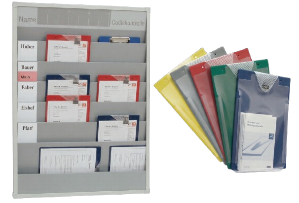Werkplaatsplanner muurbord voor garage planning en werkorders — Vero Graphics